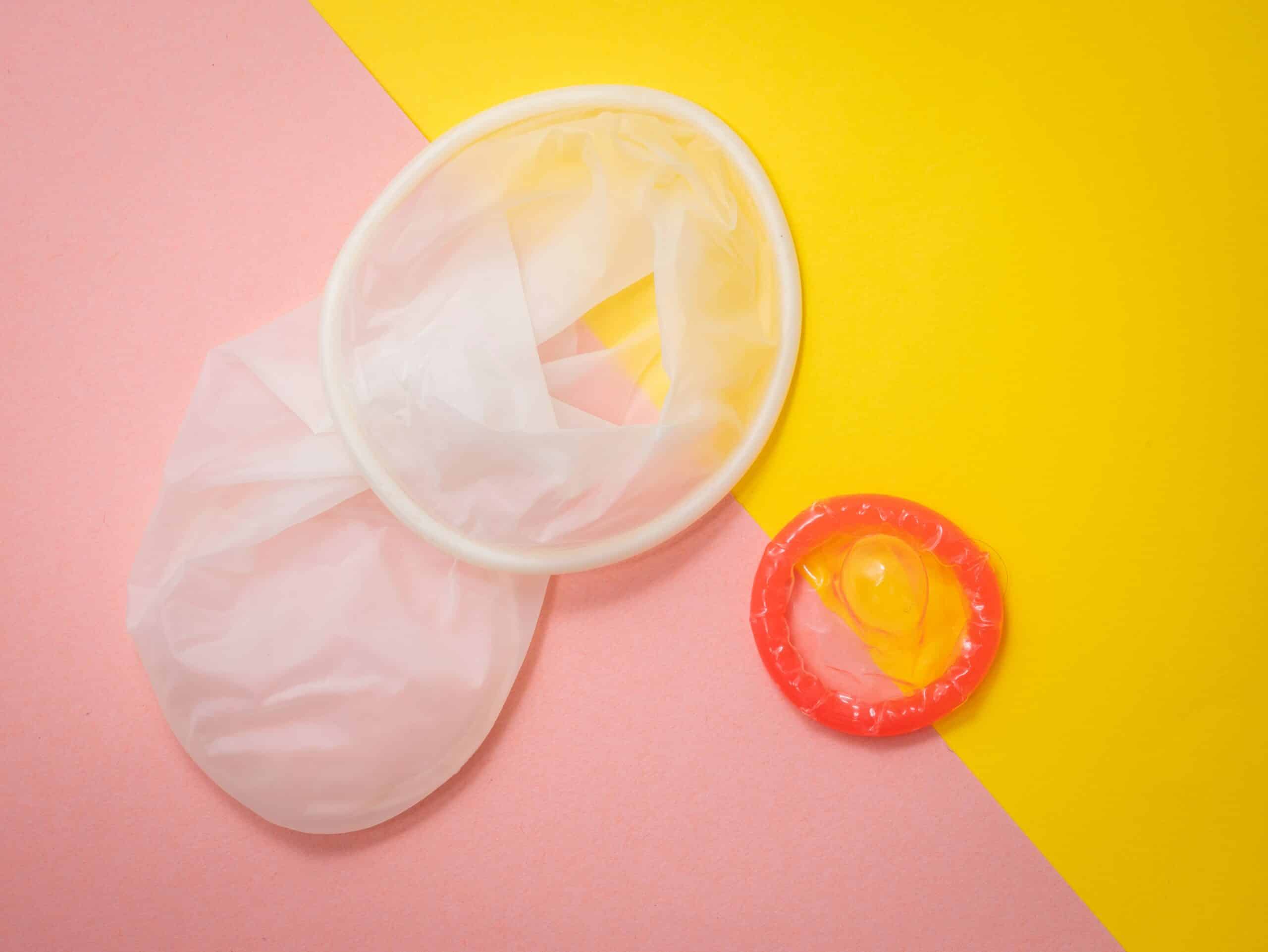 A condom and internal condom